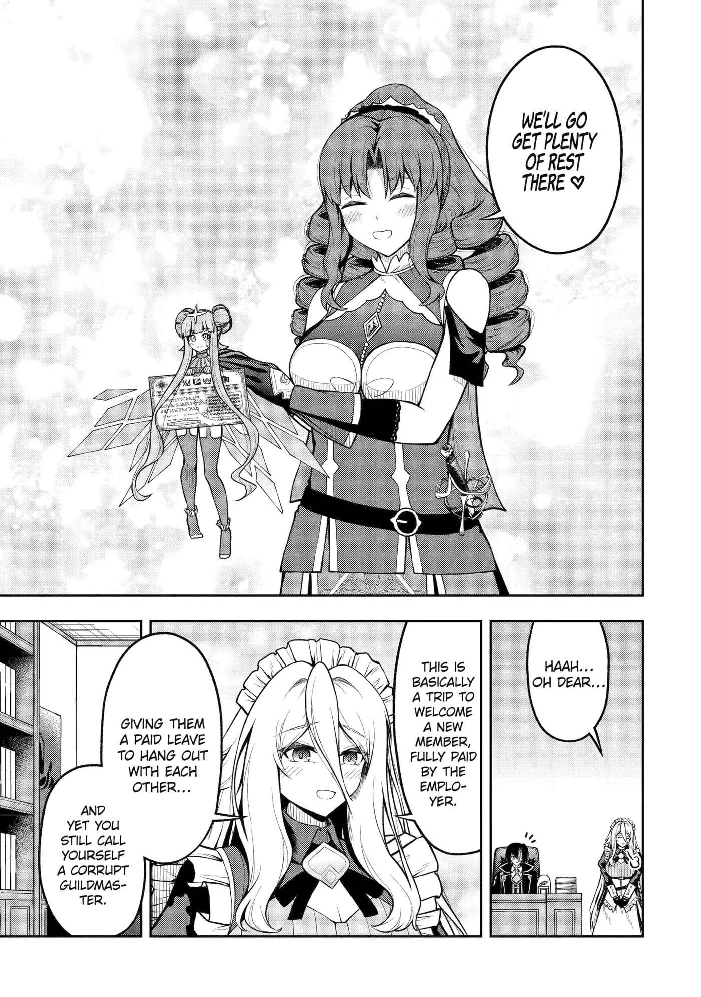 Ore wa Boukensha Guild no Akutoku Guild Master: Jinzai o Tekizaitekisho ni Tsuihou Shitara, Nazeka Mechakucha Kansha Saremashita Chapter 5 page 62 - 