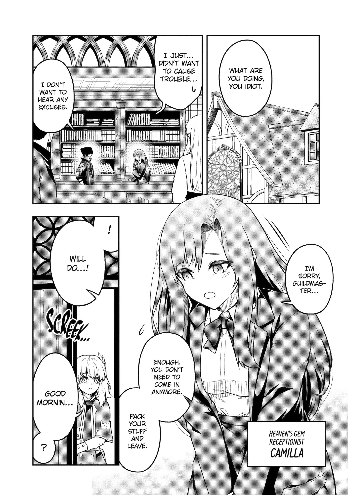 Ore wa Boukensha Guild no Akutoku Guild Master: Jinzai o Tekizaitekisho ni Tsuihou Shitara, Nazeka Mechakucha Kansha Saremashita Chapter 6.1 page 1 - 