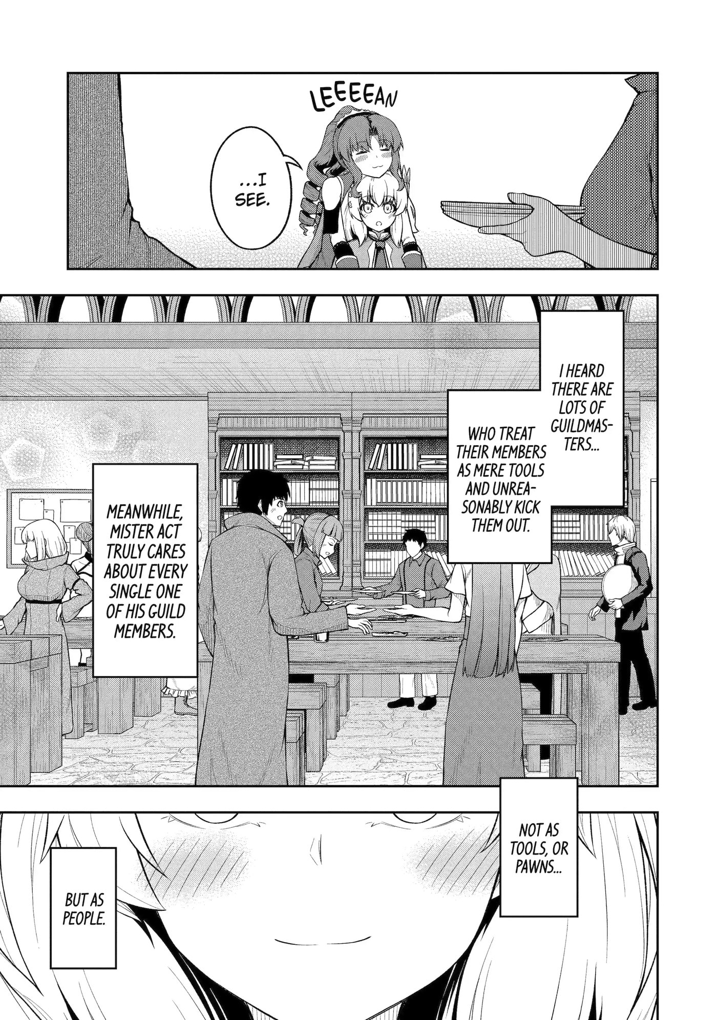 Ore wa Boukensha Guild no Akutoku Guild Master: Jinzai o Tekizaitekisho ni Tsuihou Shitara, Nazeka Mechakucha Kansha Saremashita Chapter 6.3 page 11 - 