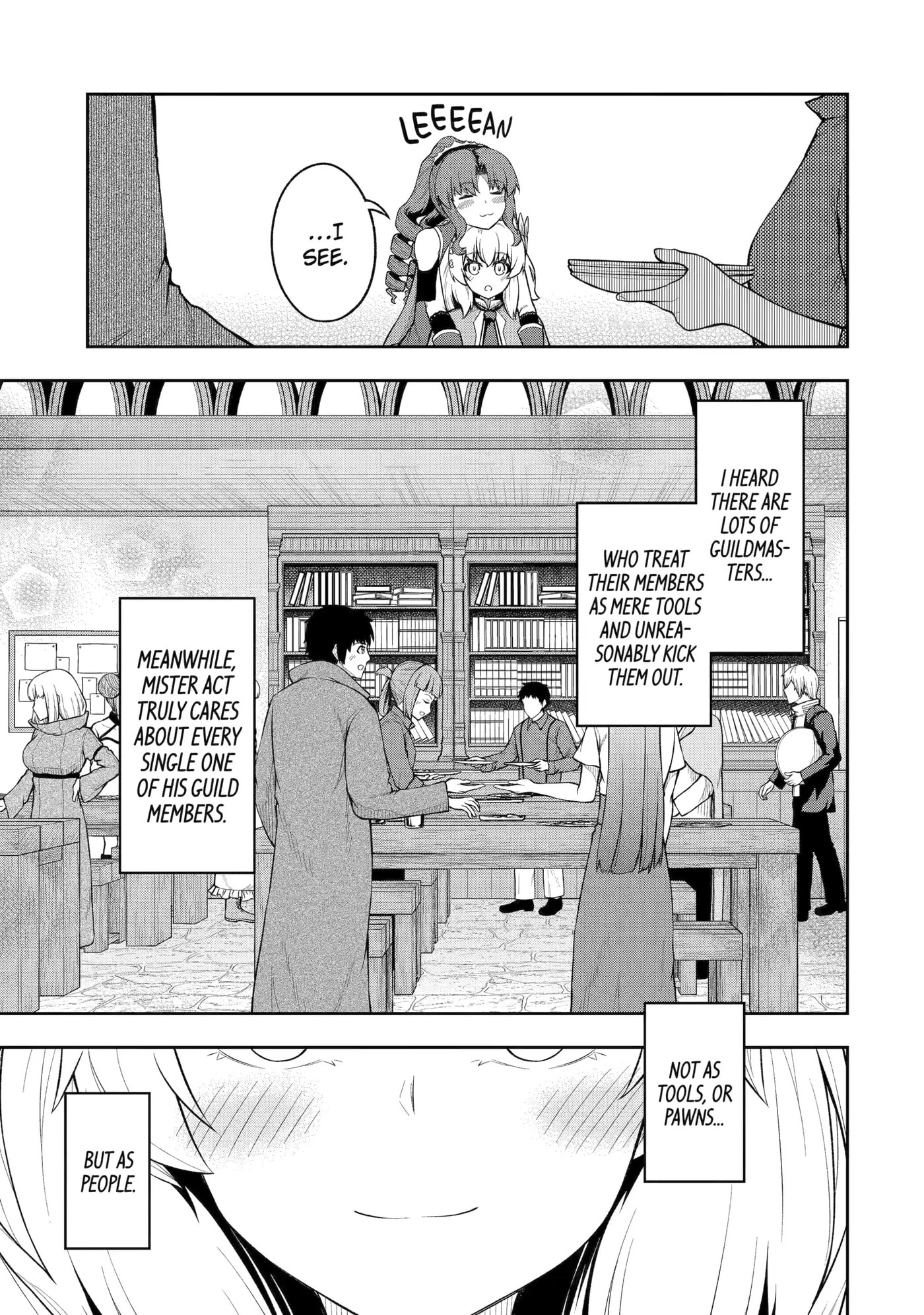Ore wa Boukensha Guild no Akutoku Guild Master: Jinzai o Tekizaitekisho ni Tsuihou Shitara, Nazeka Mechakucha Kansha Saremashita Chapter 6 page 31 - 