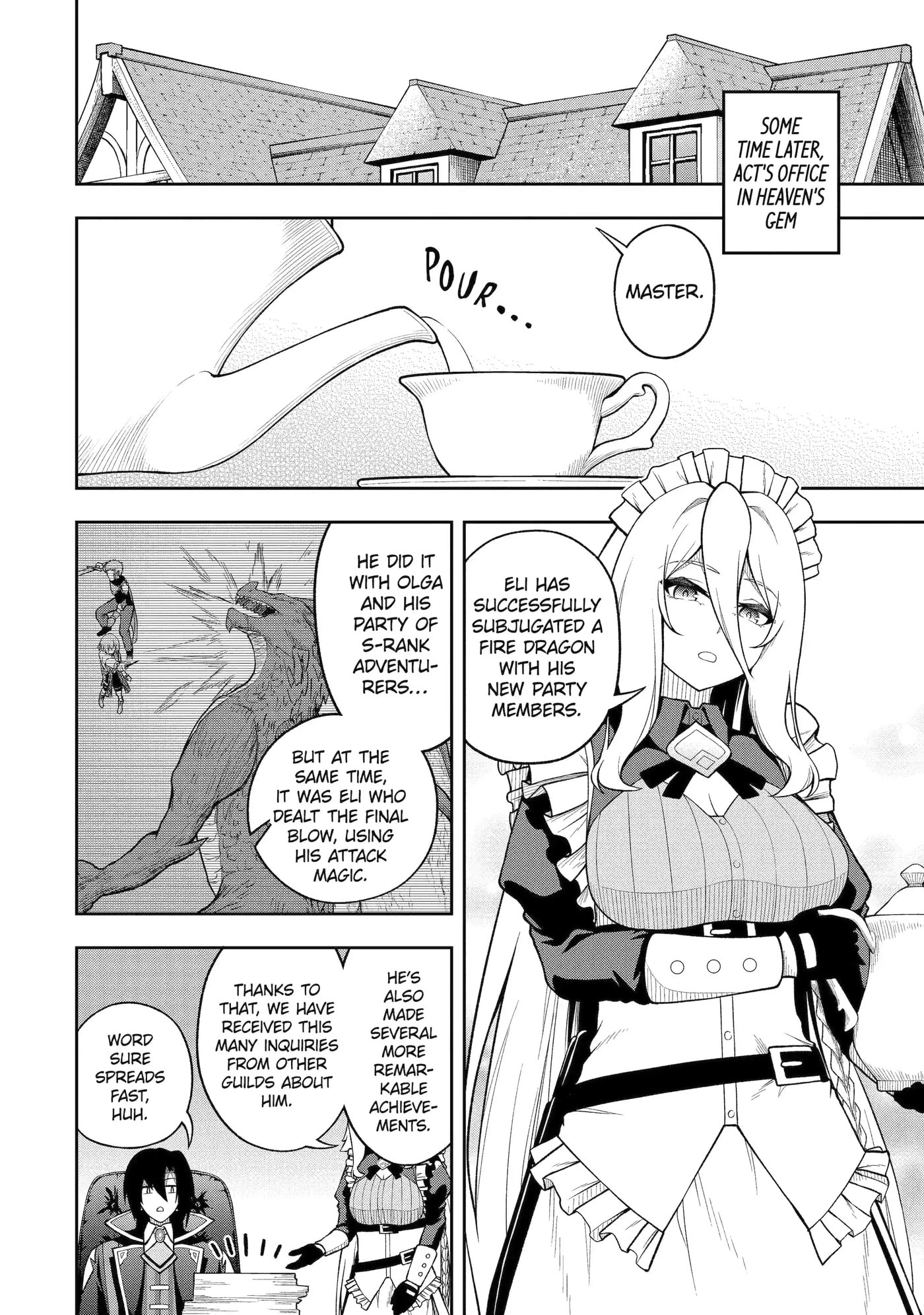 Ore wa Boukensha Guild no Akutoku Guild Master: Jinzai o Tekizaitekisho ni Tsuihou Shitara, Nazeka Mechakucha Kansha Saremashita Chapter 8.2 page 1 - 