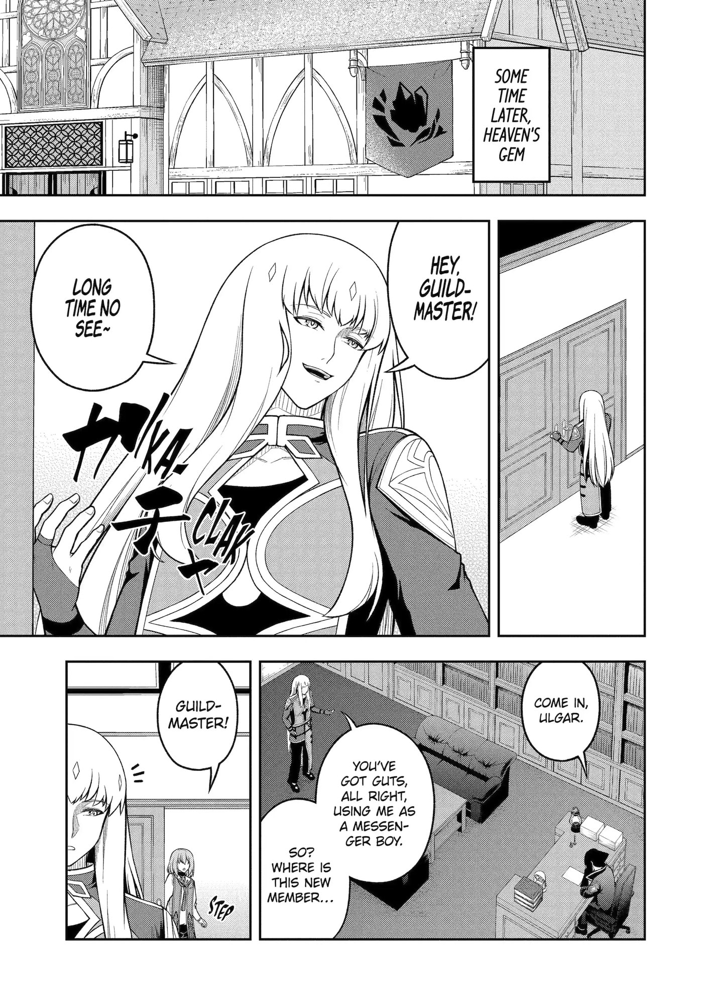 Ore wa Boukensha Guild no Akutoku Guild Master: Jinzai o Tekizaitekisho ni Tsuihou Shitara, Nazeka Mechakucha Kansha Saremashita Chapter 8.4 page 7 - 