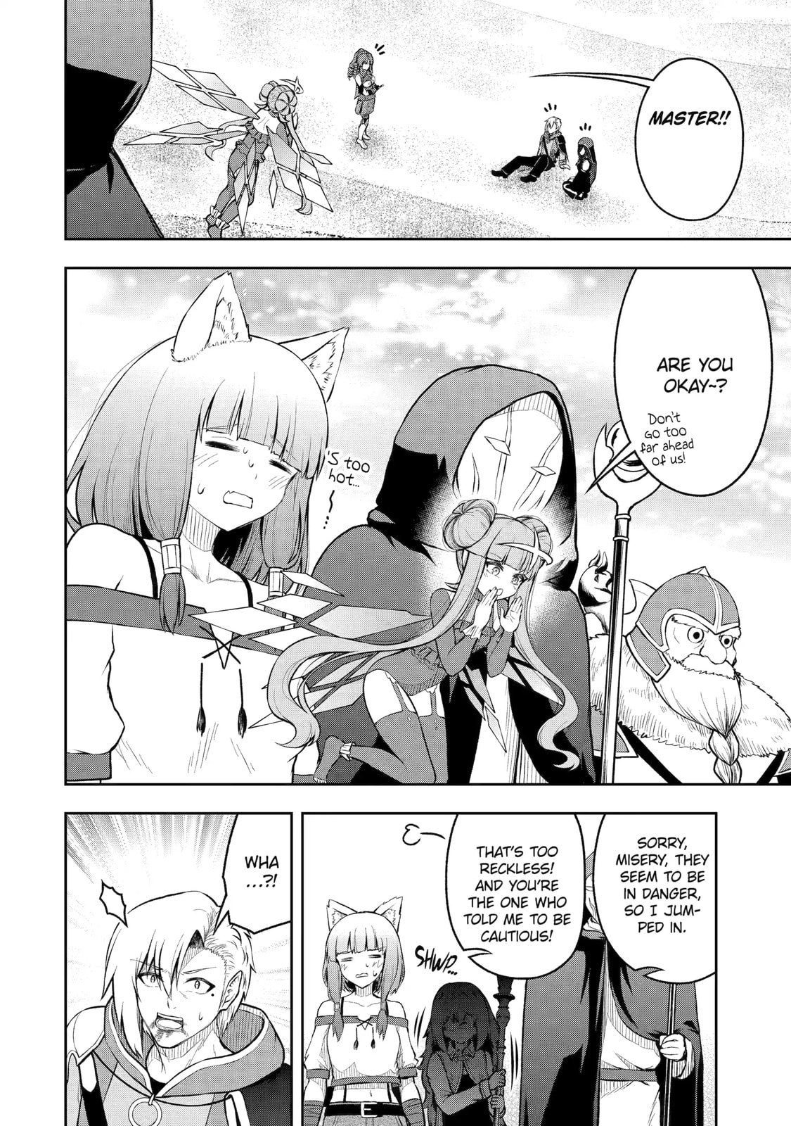 Ore wa Boukensha Guild no Akutoku Guild Master: Jinzai o Tekizaitekisho ni Tsuihou Shitara, Nazeka Mechakucha Kansha Saremashita Chapter 9 page 32 - 