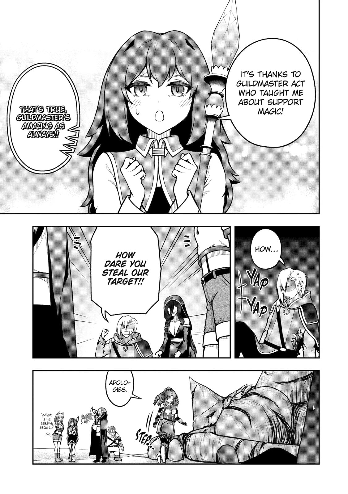 Ore wa Boukensha Guild no Akutoku Guild Master: Jinzai o Tekizaitekisho ni Tsuihou Shitara, Nazeka Mechakucha Kansha Saremashita Chapter 9 page 39 - 