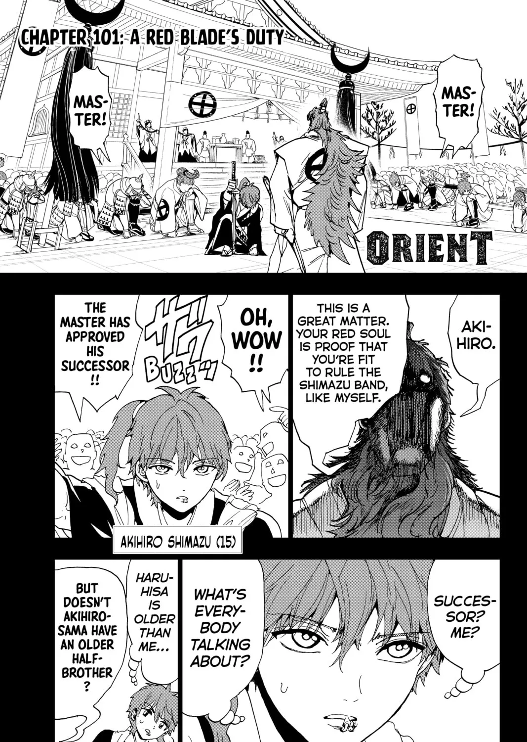Orient Chapter 101 page 1 - 