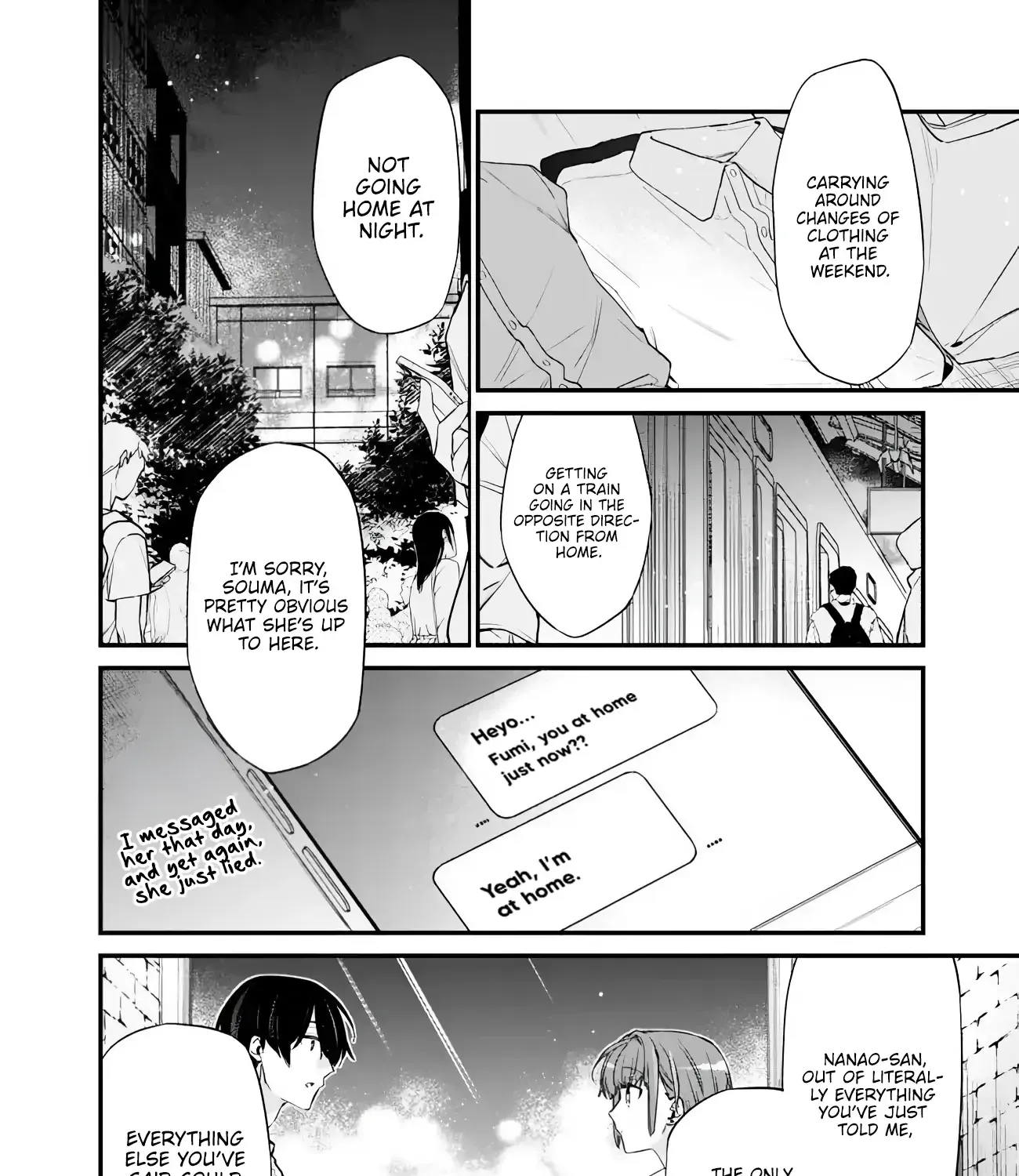 Osananajimi Kanojo no Morahara ga Hidoin de Zetsuen Sengen shite Yatta ~Jibun Rashiku Ikiru Koto ni Shitara, Naze ka Tonari no Seki no Kakure Bishoujo kara Kokuhaku Sareta~ Chapter 49.1 page 19 - 