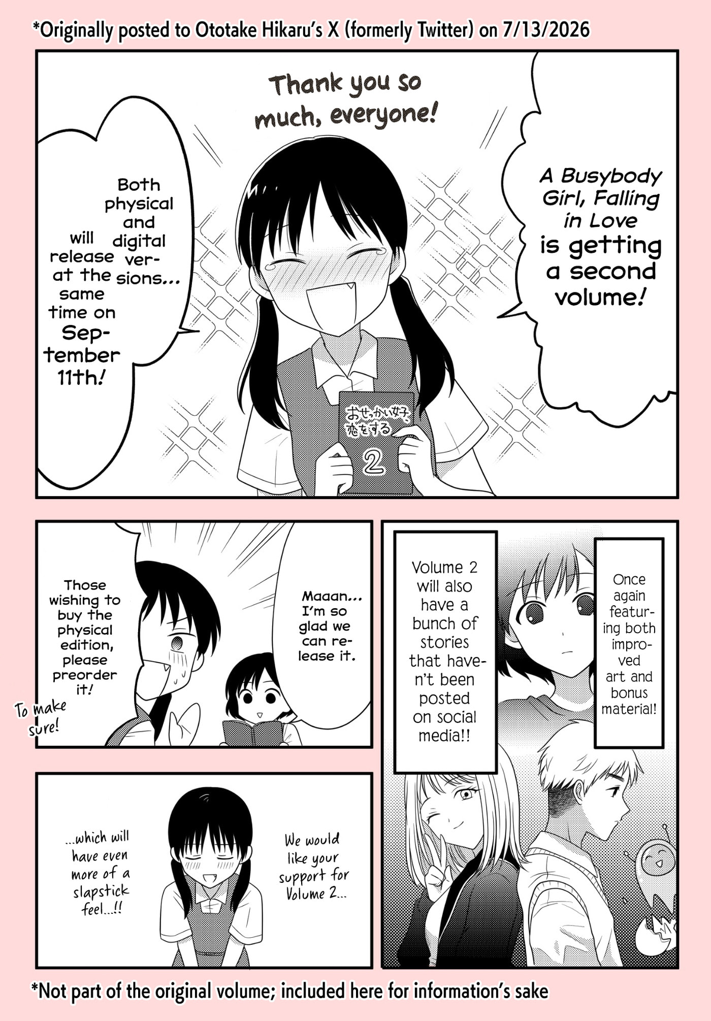 Osekkai Joshi, Koi wo Suru Chapter 29 page 9 - 
