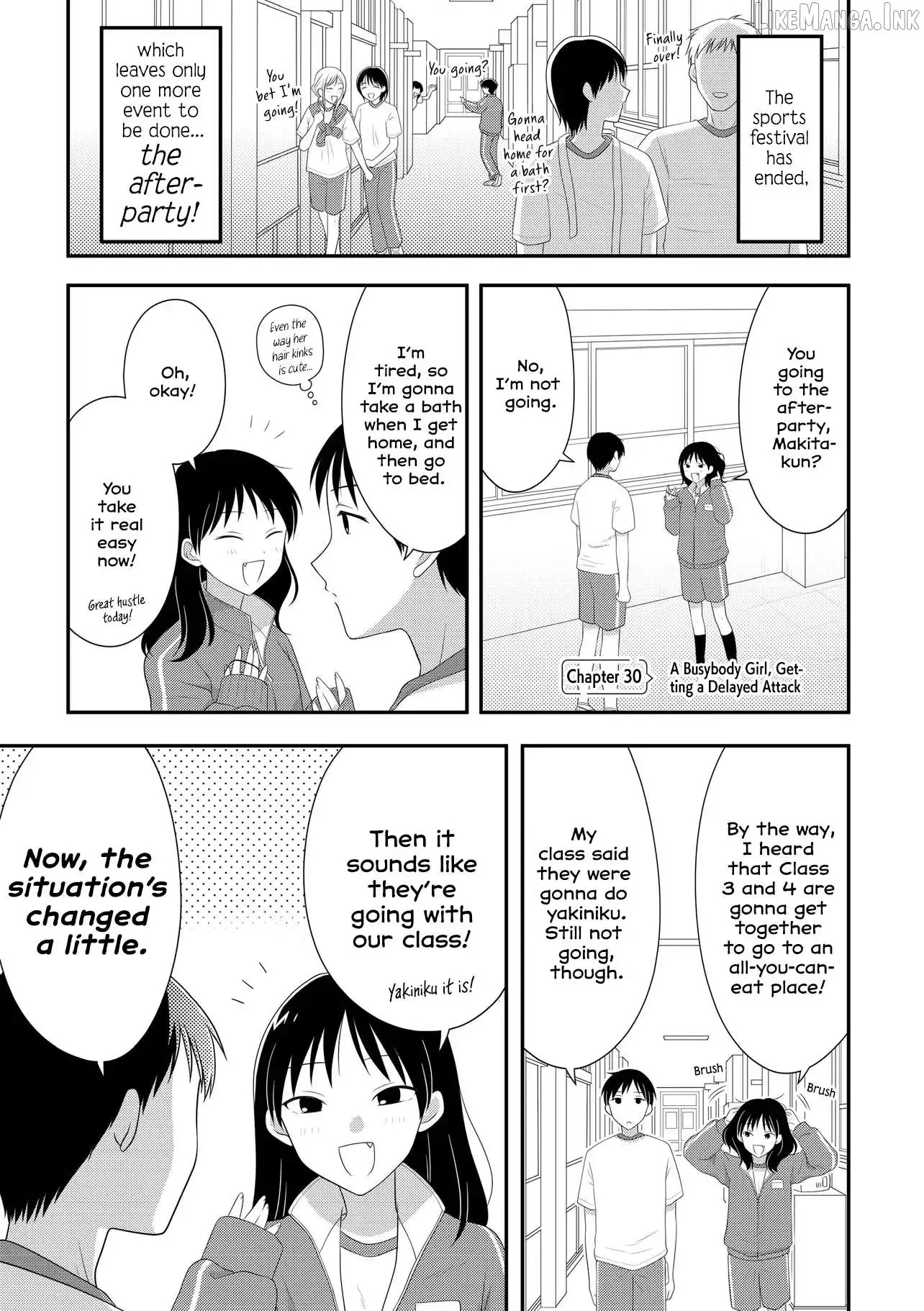 Osekkai Joshi, Koi wo Suru Chapter 30 page 1 - 