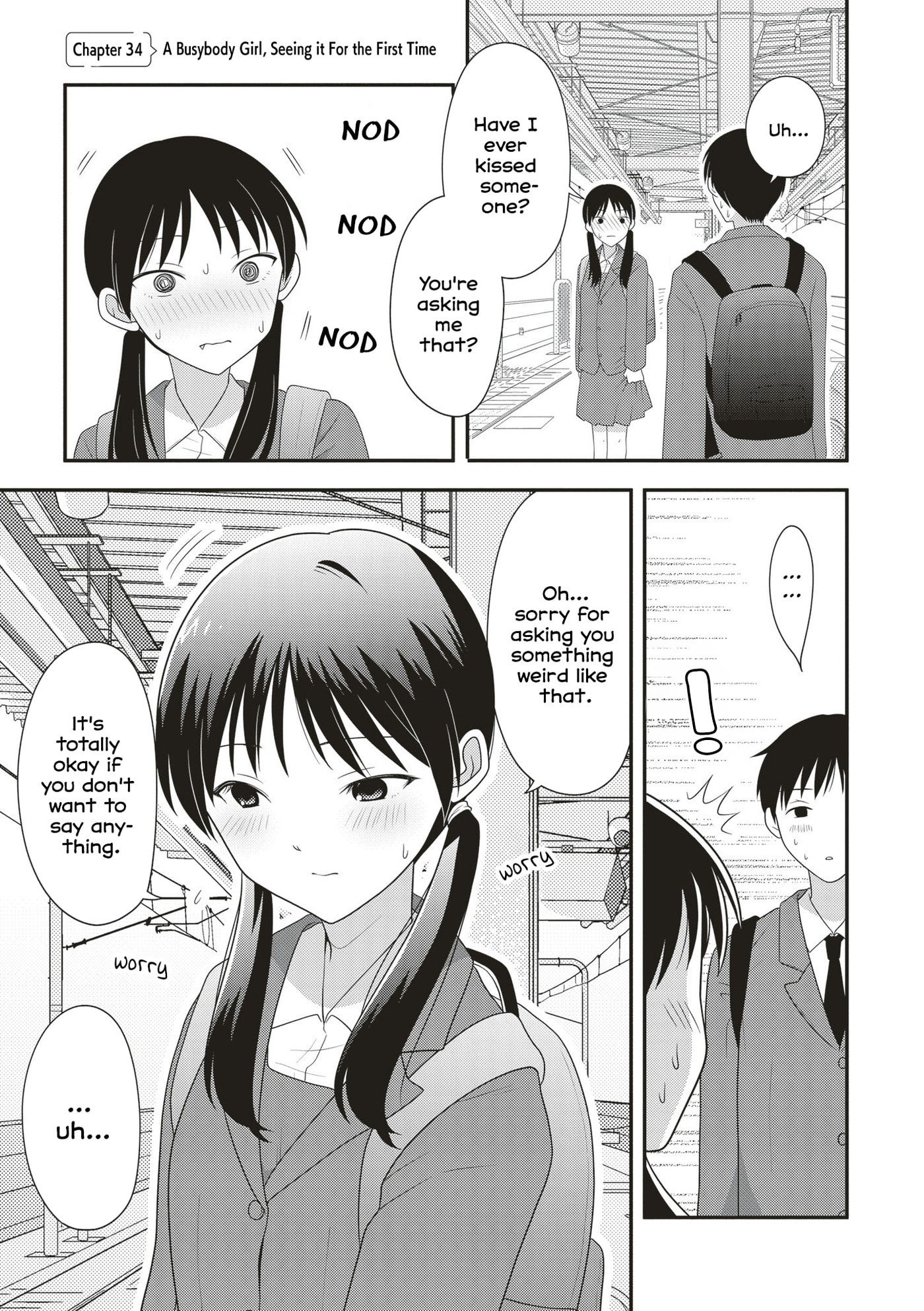 Osekkai Joshi, Koi wo Suru Chapter 34 page 1 - 