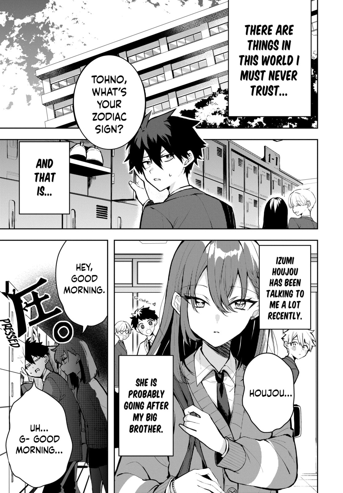Osoraku Kanojo wa Ore no Aniki o Neratteru Chapter 1.5 page 1 - 