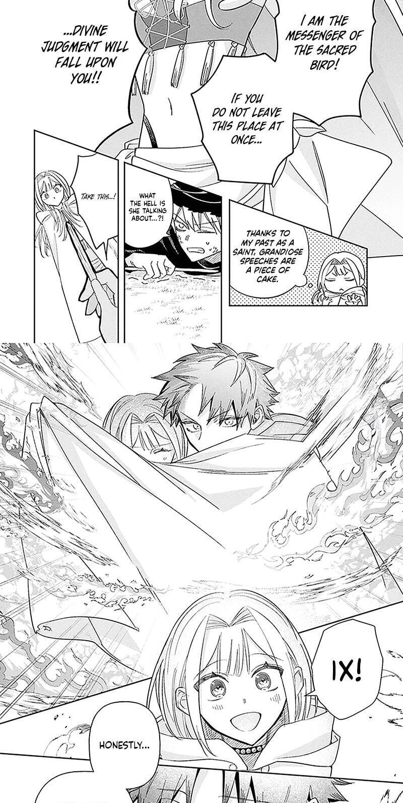 Otsukare Seijo wa Goei Kishi to Toubou Seikatsu wo Mankitsu suru ~Kondo wa Seijo wo Yamete Mimasu!~ Chapter 4 page 17 - 
