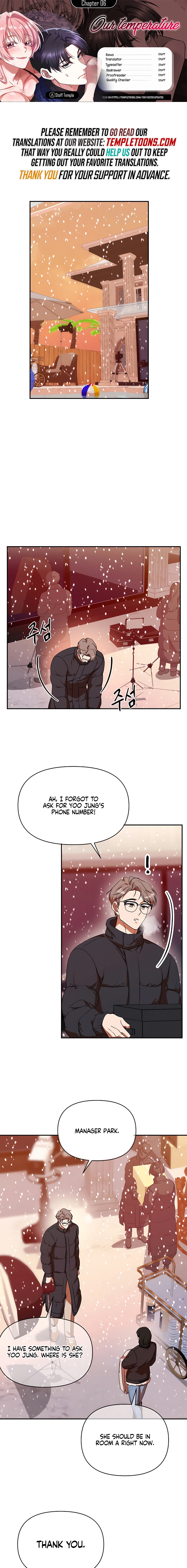Our Temperature! Chapter 6 page 1 - 