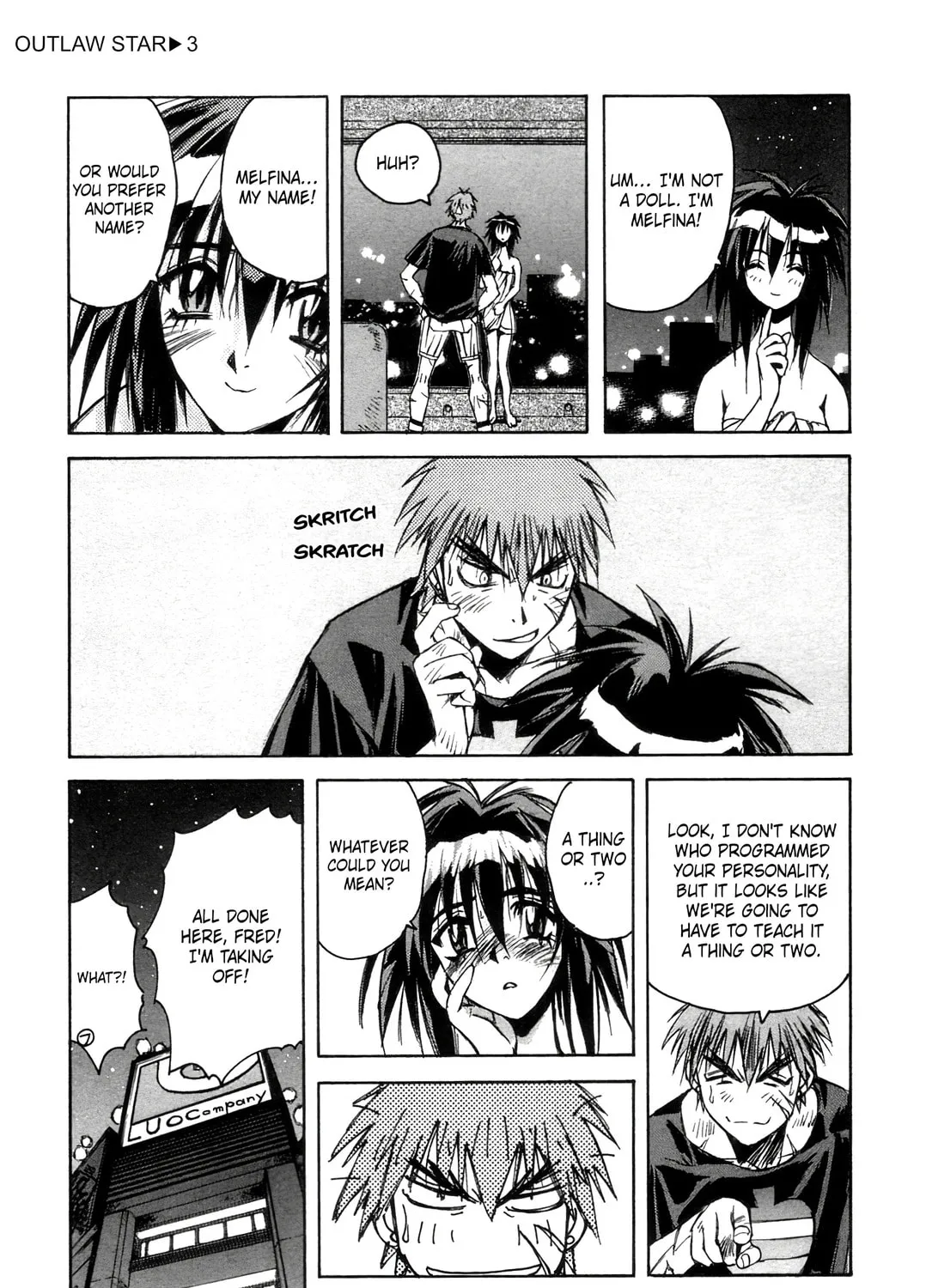 Outlaw Star Chapter 11 page 37 - 
