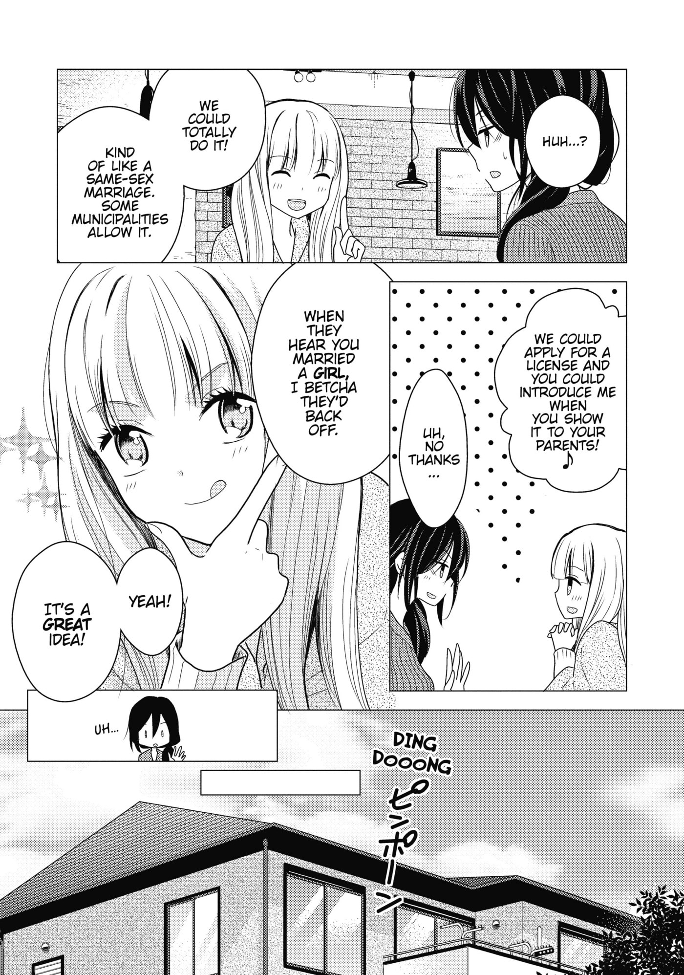 Oya ga Urusai node Kouhai (♀) to Gisou Kekkon Shitemita Chapter 1 page 10 - 