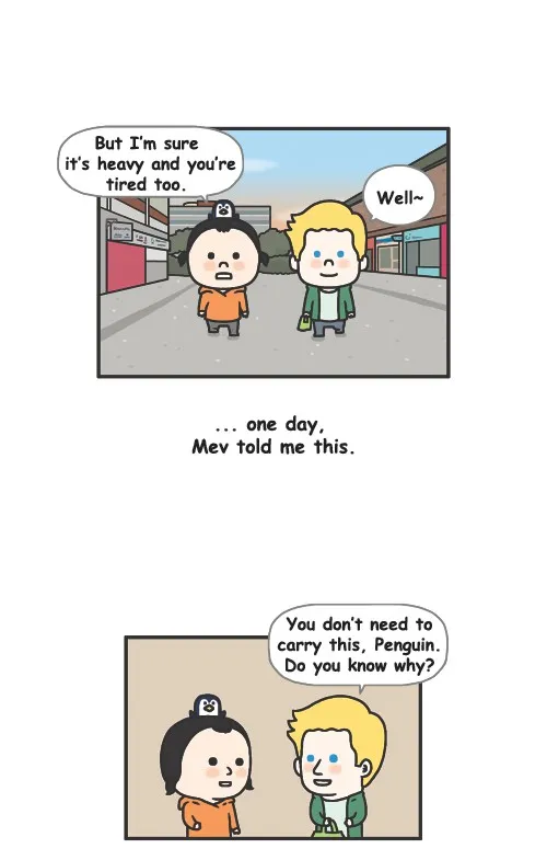 Penguin Loves Mev Chapter 100 page 7 - 