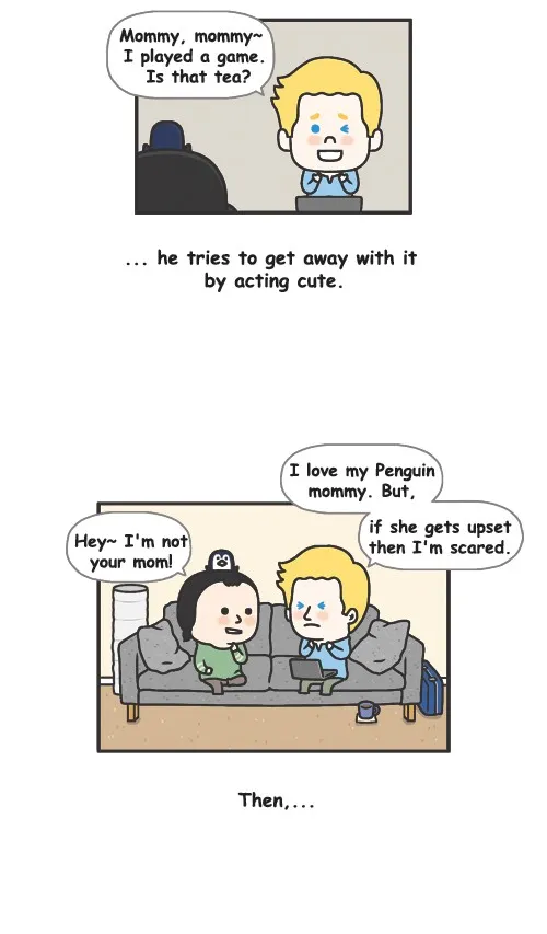 Penguin Loves Mev Chapter 137 page 4 - 
