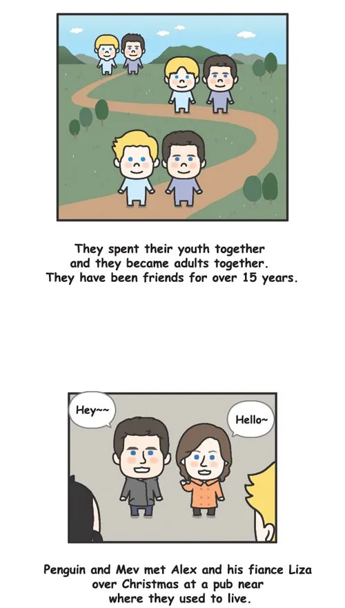 Penguin Loves Mev Chapter 32 page 3 - 