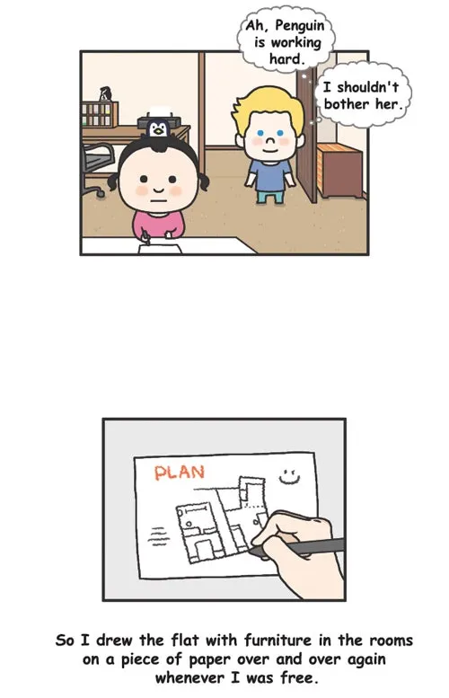 Penguin Loves Mev Chapter 38 page 4 - 