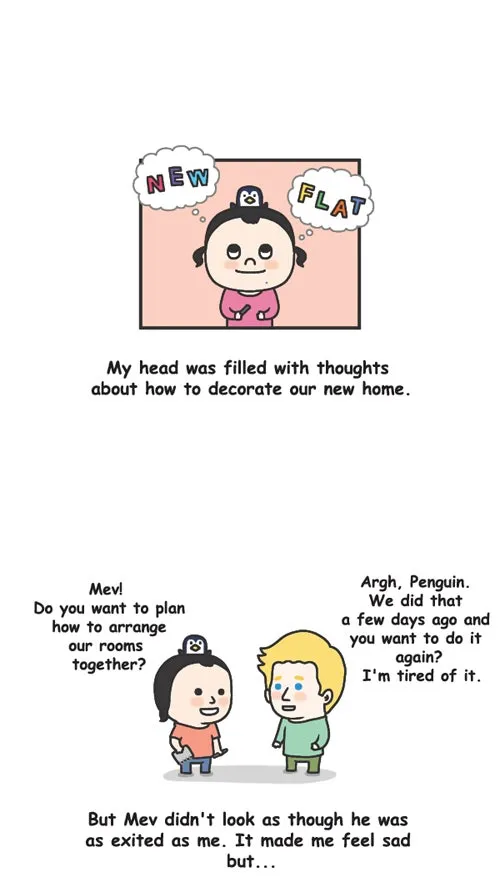 Penguin Loves Mev Chapter 38 page 5 - 