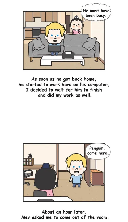 Penguin Loves Mev Chapter 38 page 8 - 
