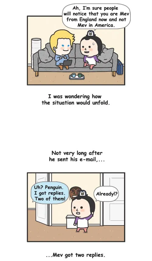 Penguin Loves Mev Chapter 48 page 9 - 