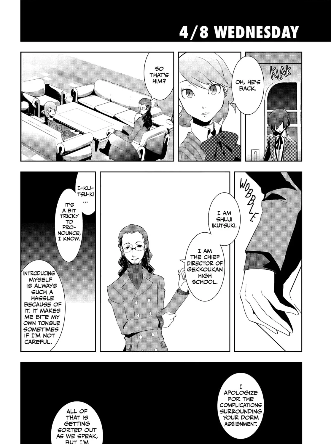 Persona 3 Chapter 1 page 57 - 