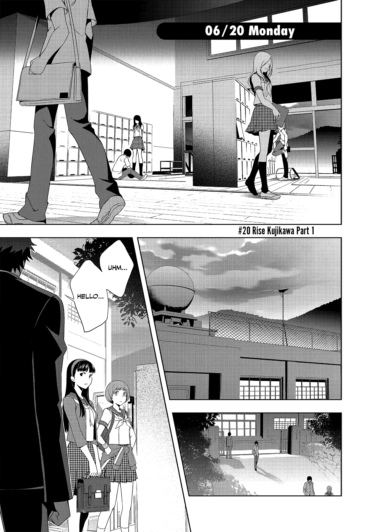 Persona 4 Chapter 20 page 1 - 