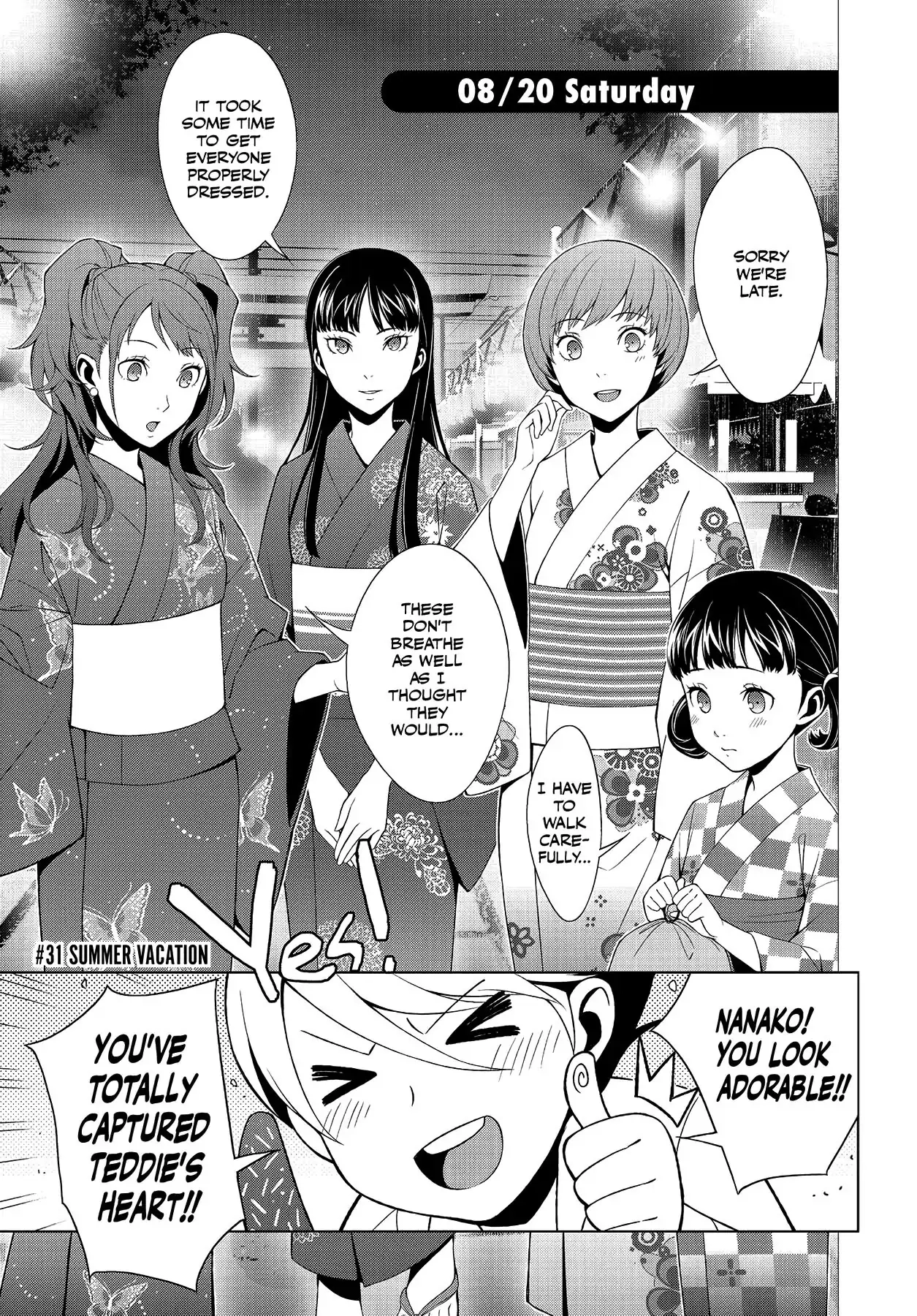 Persona 4 Chapter 31 page 1 - 