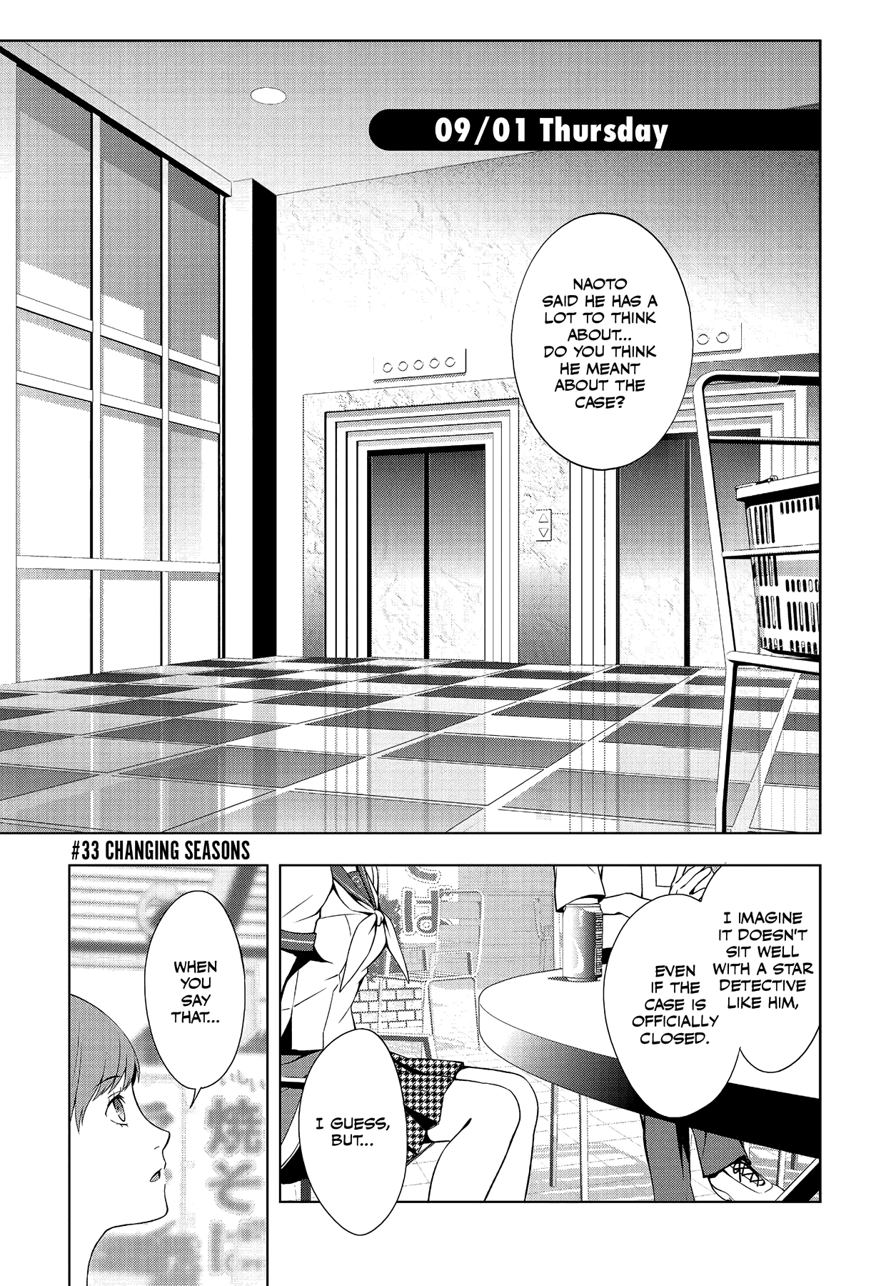 Persona 4 Chapter 33 page 1 - 