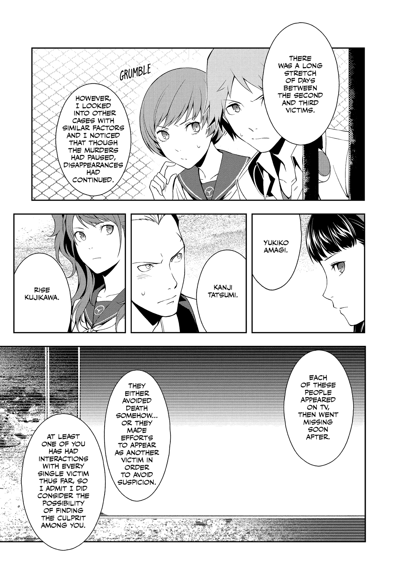 Persona 4 Chapter 37 page 11 - 