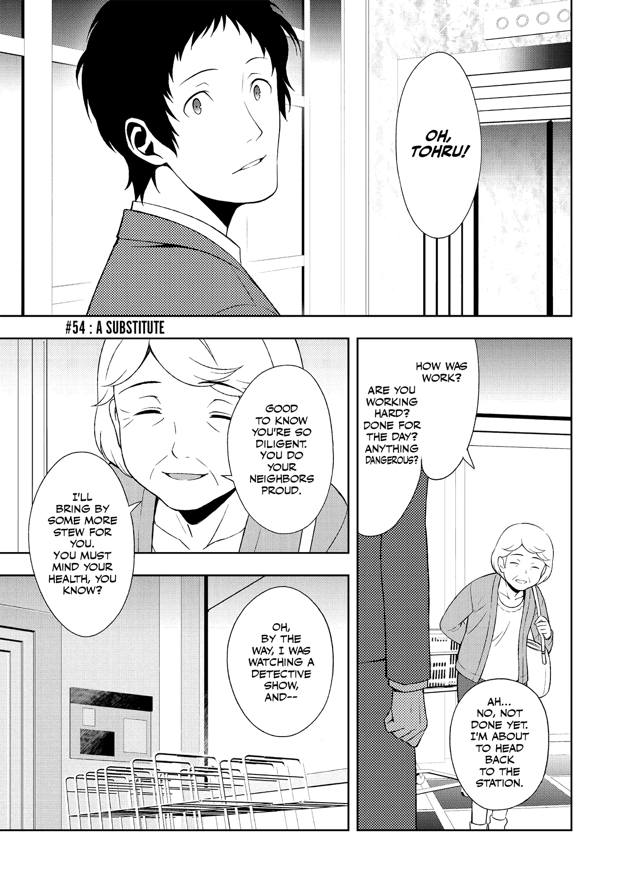 Persona 4 Chapter 54 page 1 - 