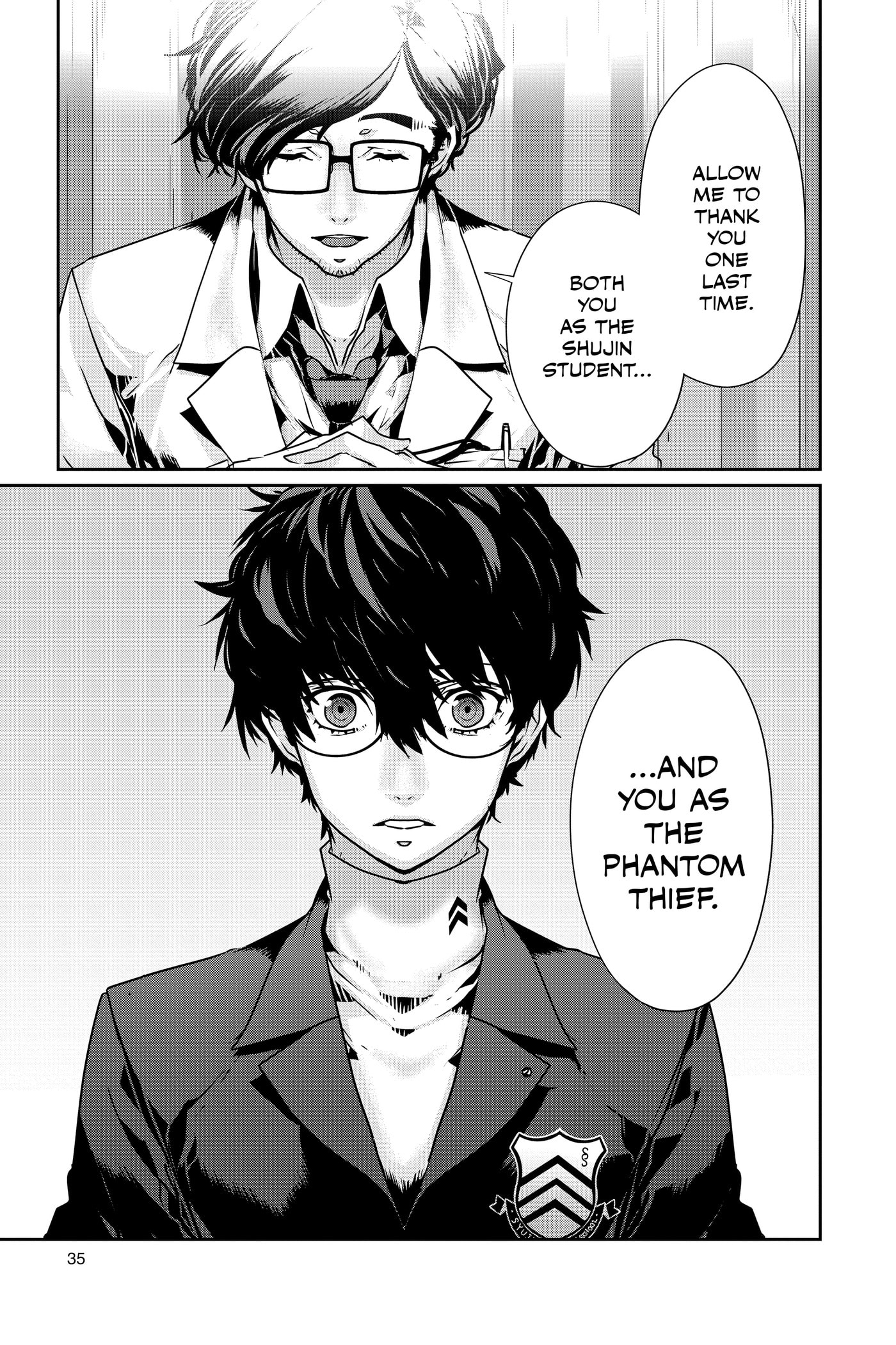 Persona 5 Chapter 0 page 37 - 