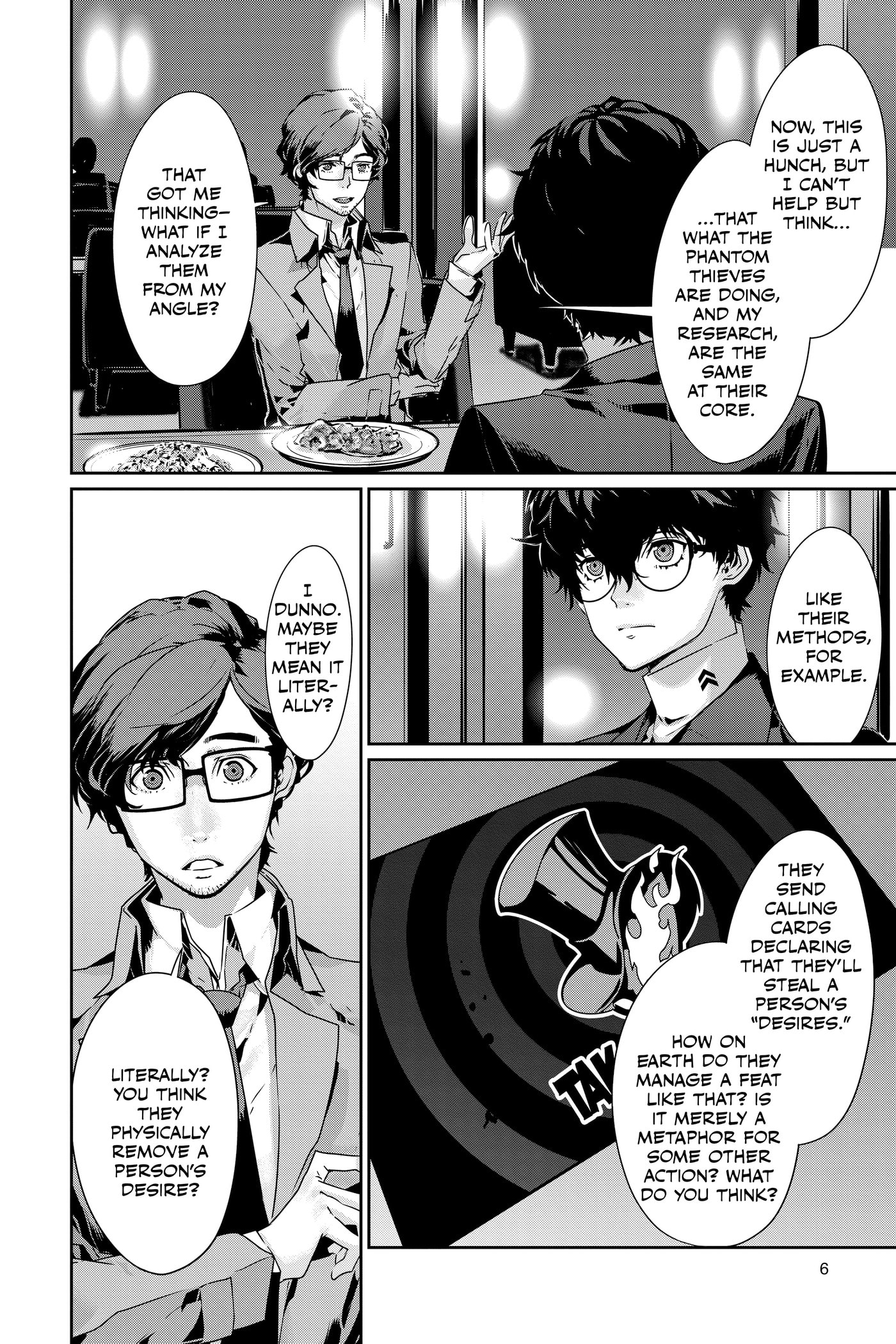 Persona 5 Chapter 0 page 8 - 