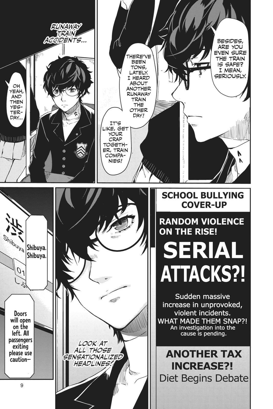 Persona 5 Chapter 1 page 9 - 