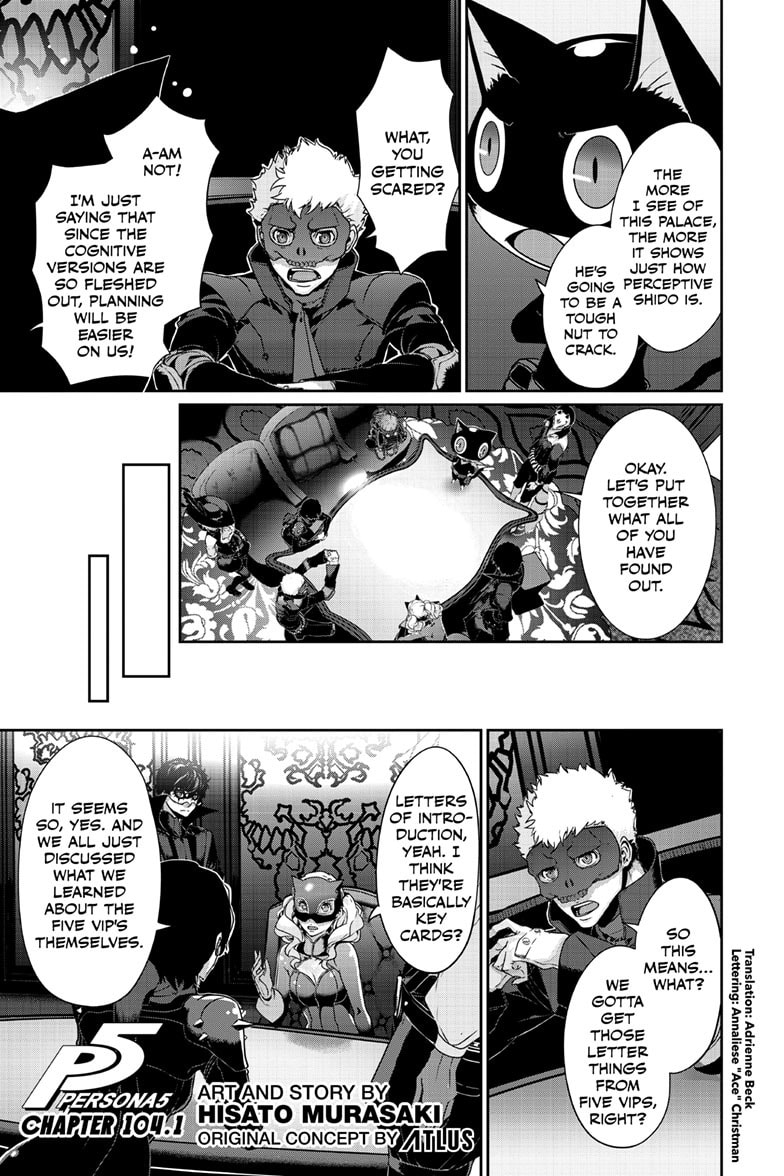 Persona 5 Chapter 104.1 page 1 - 