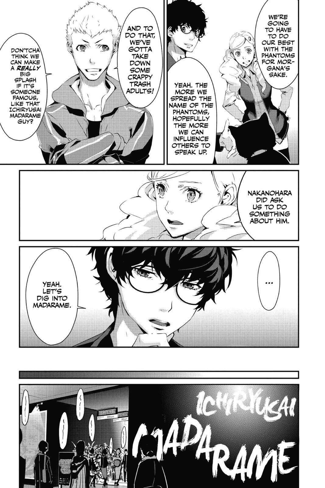 Persona 5 Chapter 11 page 37 - 