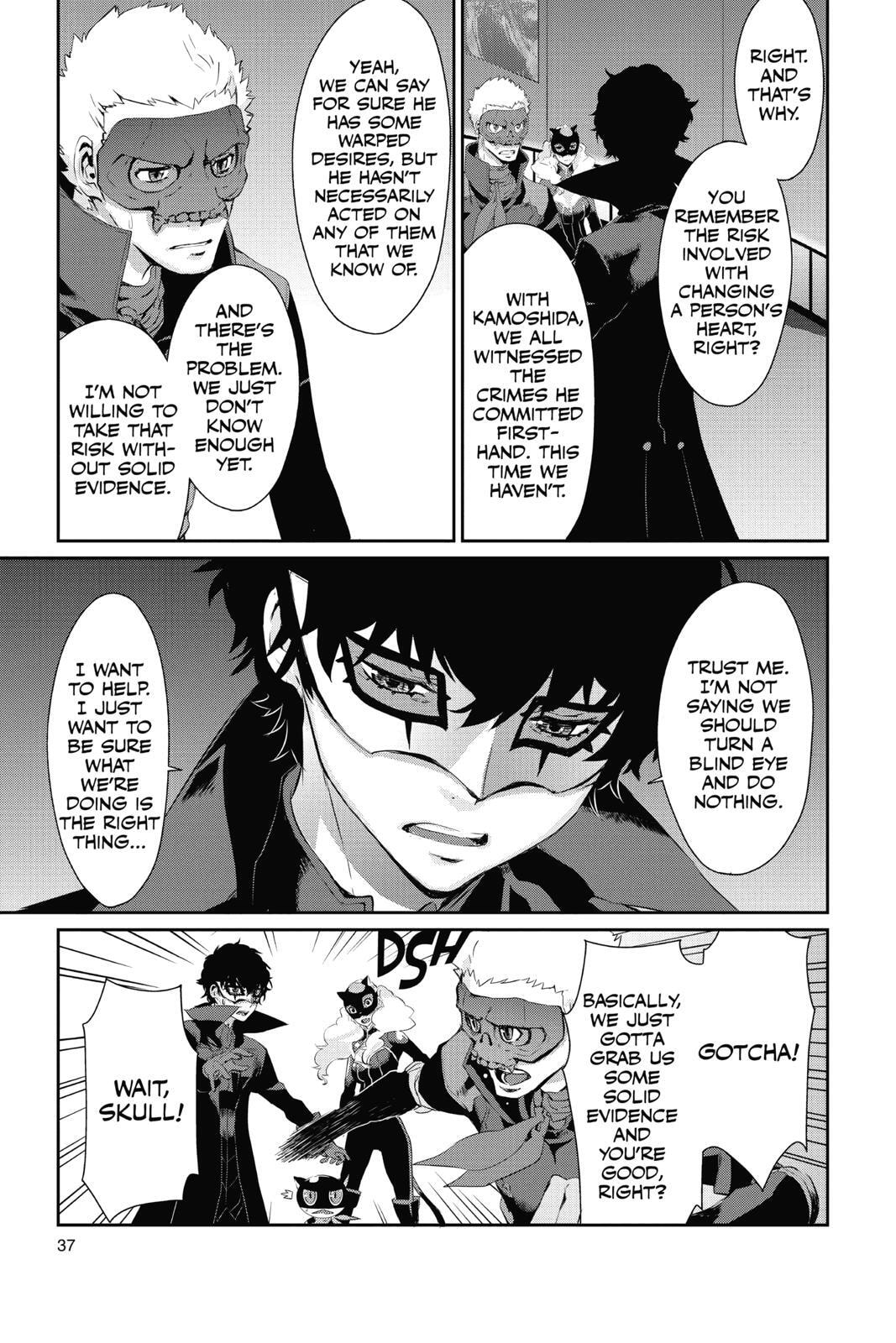 Persona 5 Chapter 12 page 38 - 