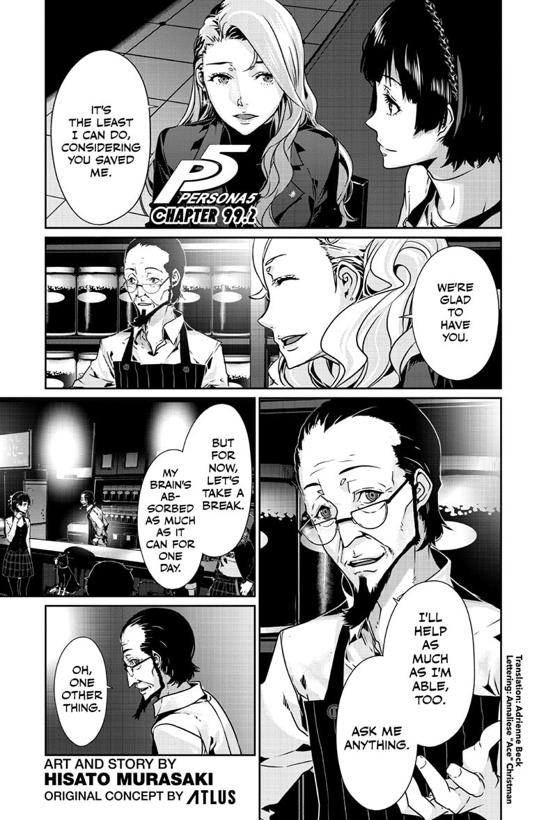 Persona 5 Chapter 99.2 page 1 - 