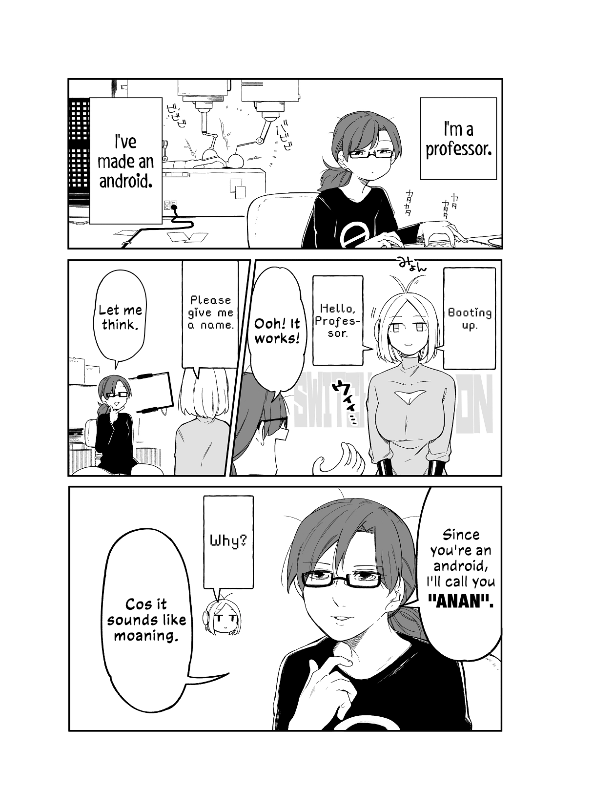 Perverted Professor and Android Chapter 1 page 1 - 