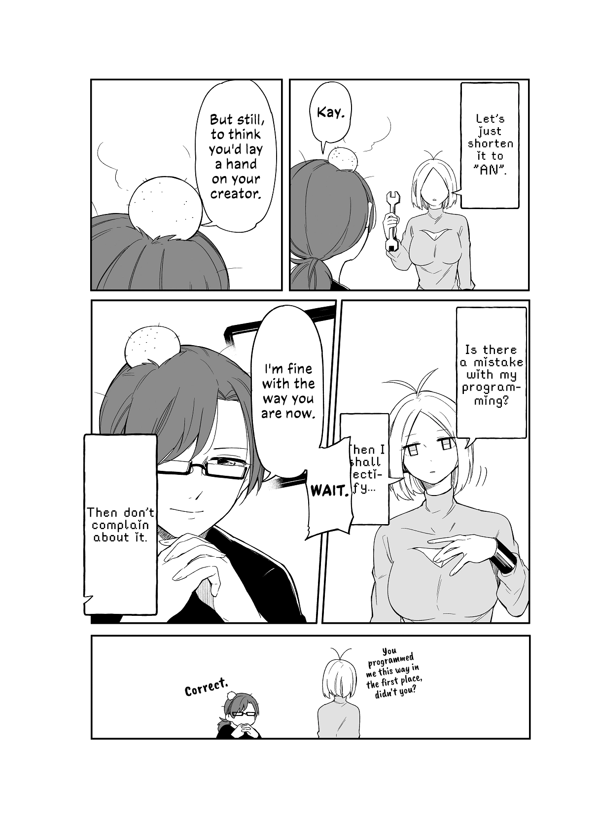 Perverted Professor and Android Chapter 1 page 2 - 