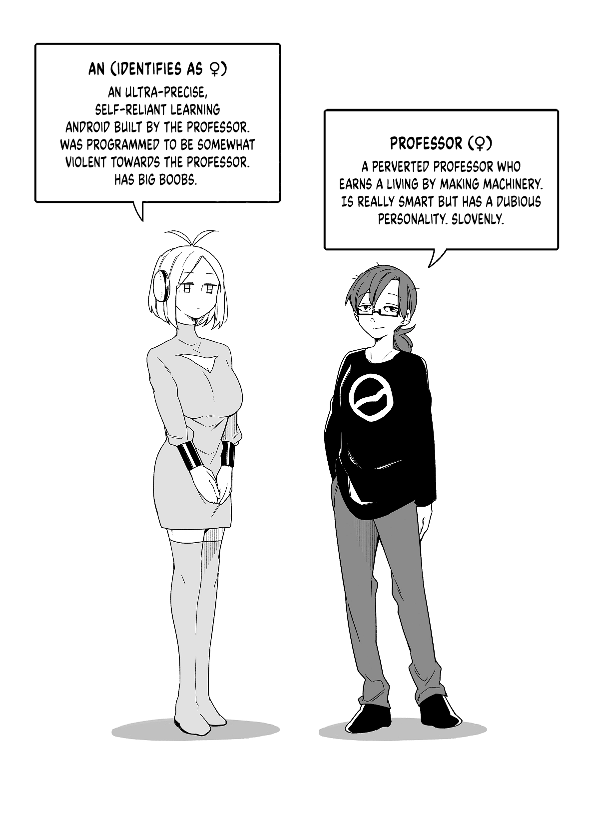 Perverted Professor and Android Chapter 1 page 5 - 