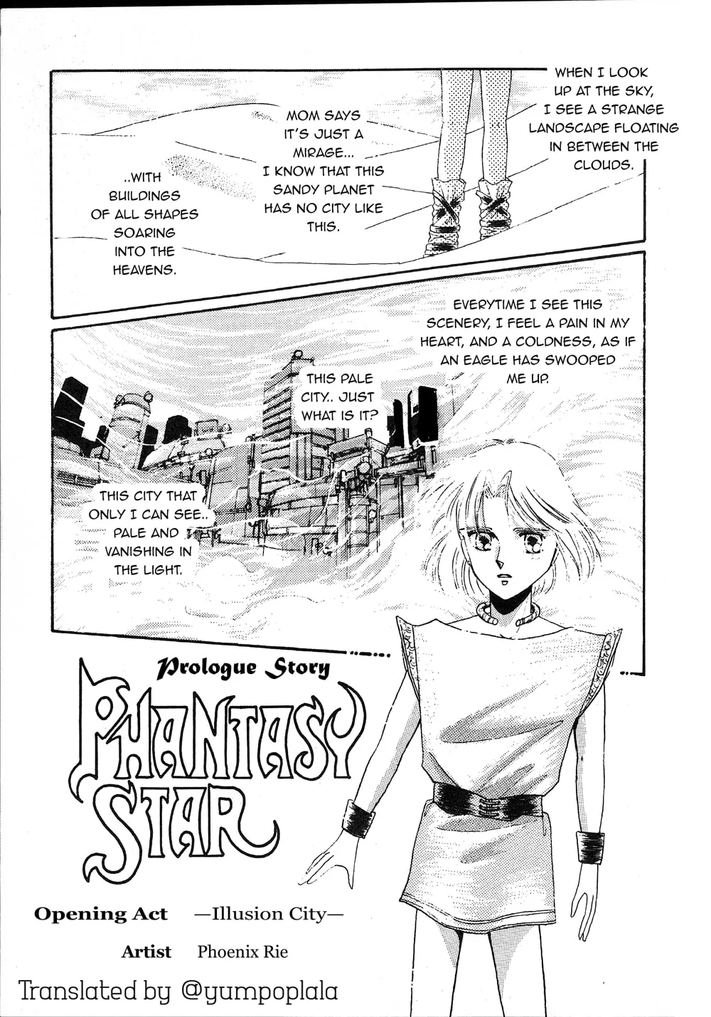 Phantasy Star: Phantom Cities Chapter 1 page 1 - 