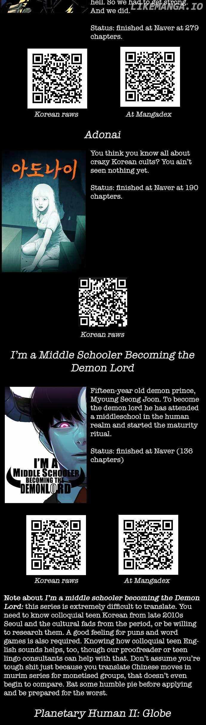Planetary Human Ii: Globe Chapter 11 page 57 - 