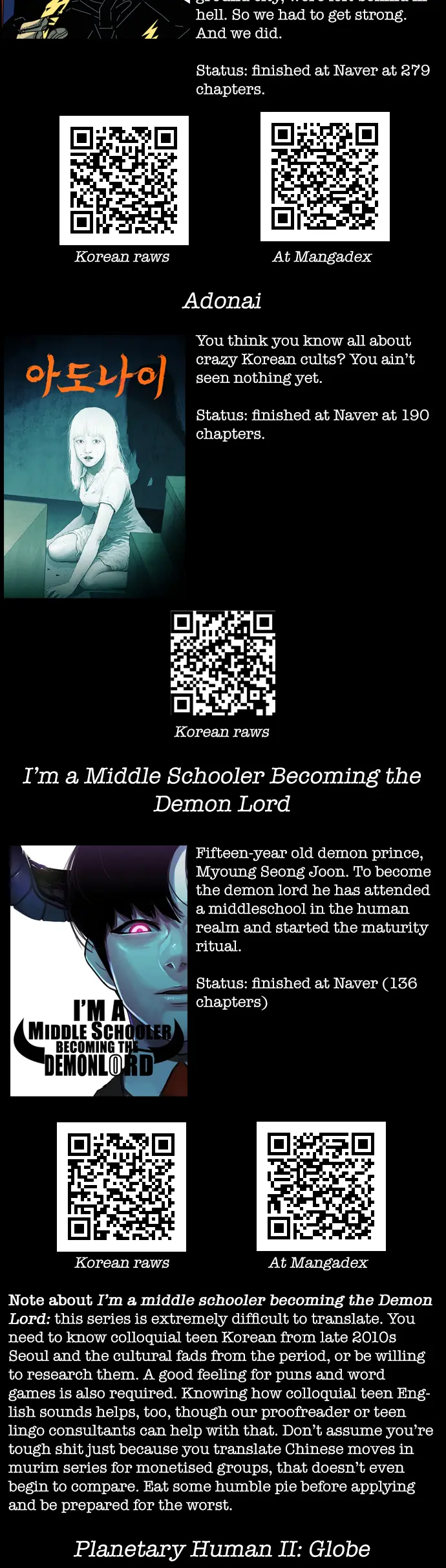 Planetary Human Ii: Globe Chapter 16 page 50 - 