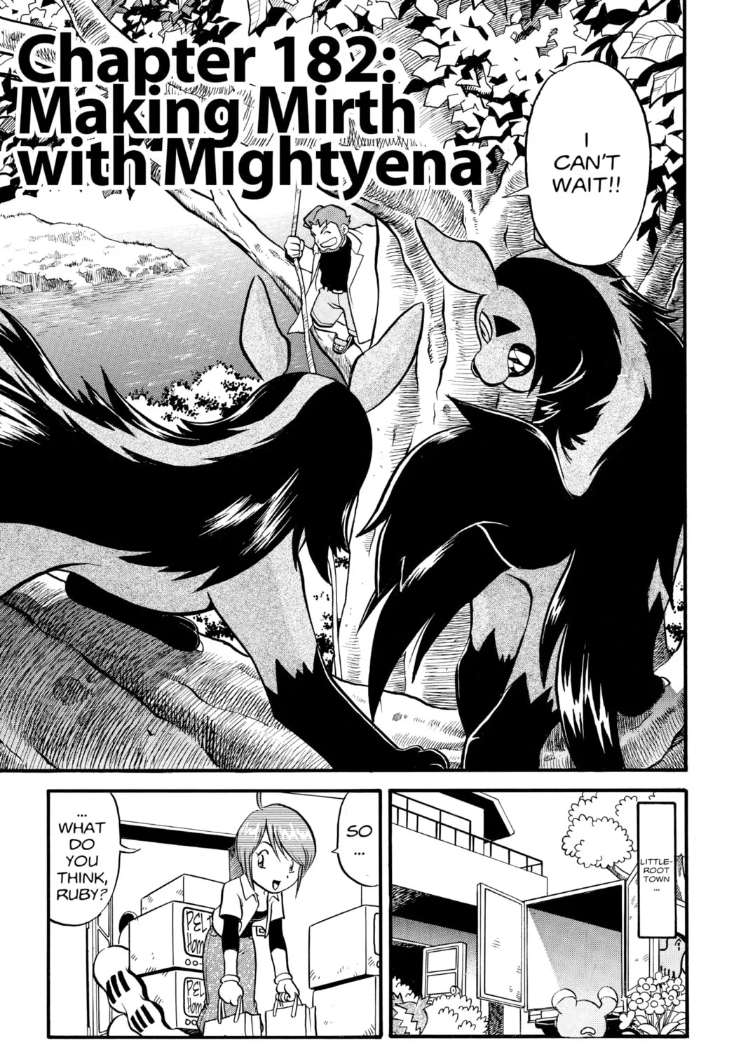 Pokémon Adventures Chapter 182 page 1 - 