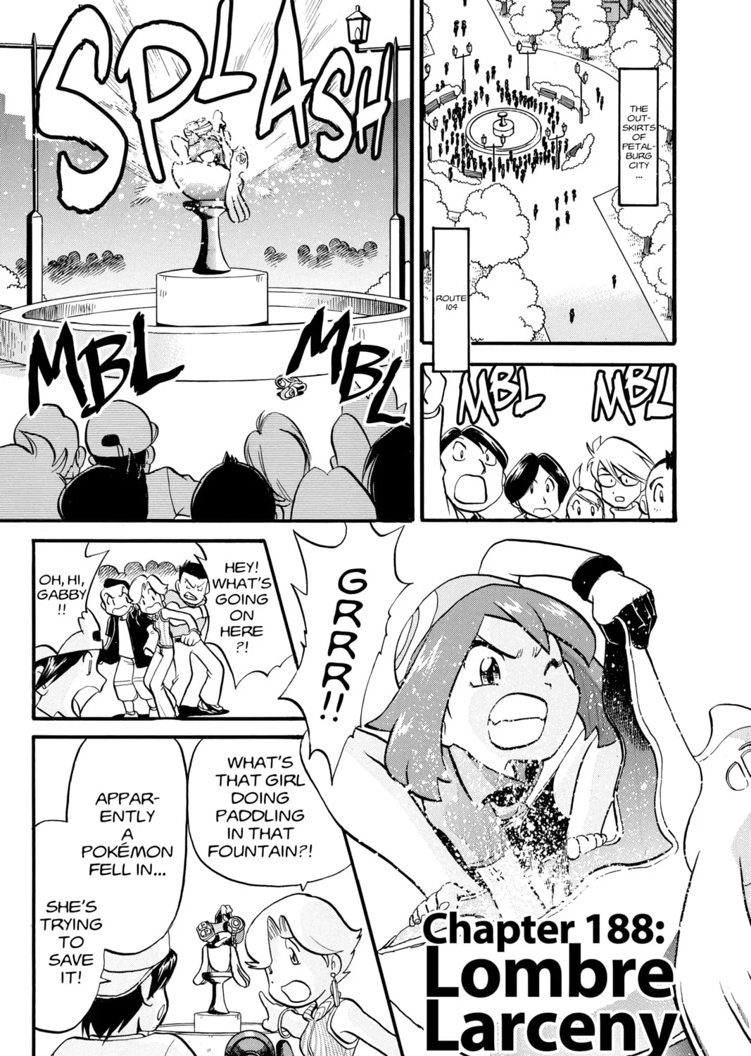 Pokémon Adventures Chapter 188 page 1 - 