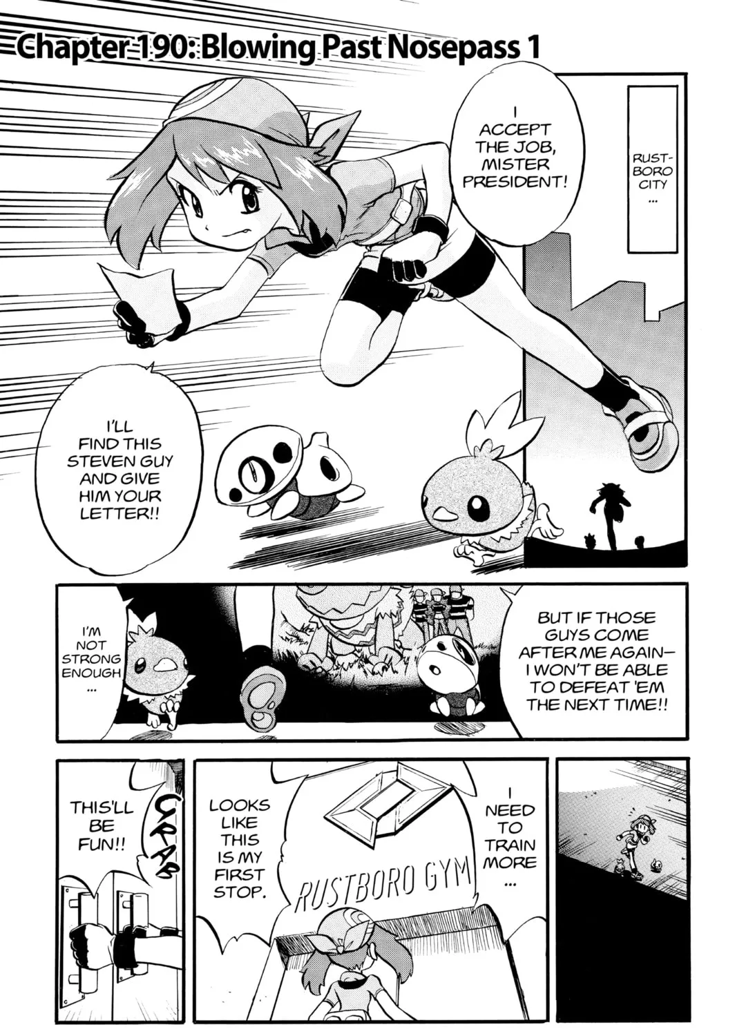 Pokémon Adventures Chapter 190 page 1 - 