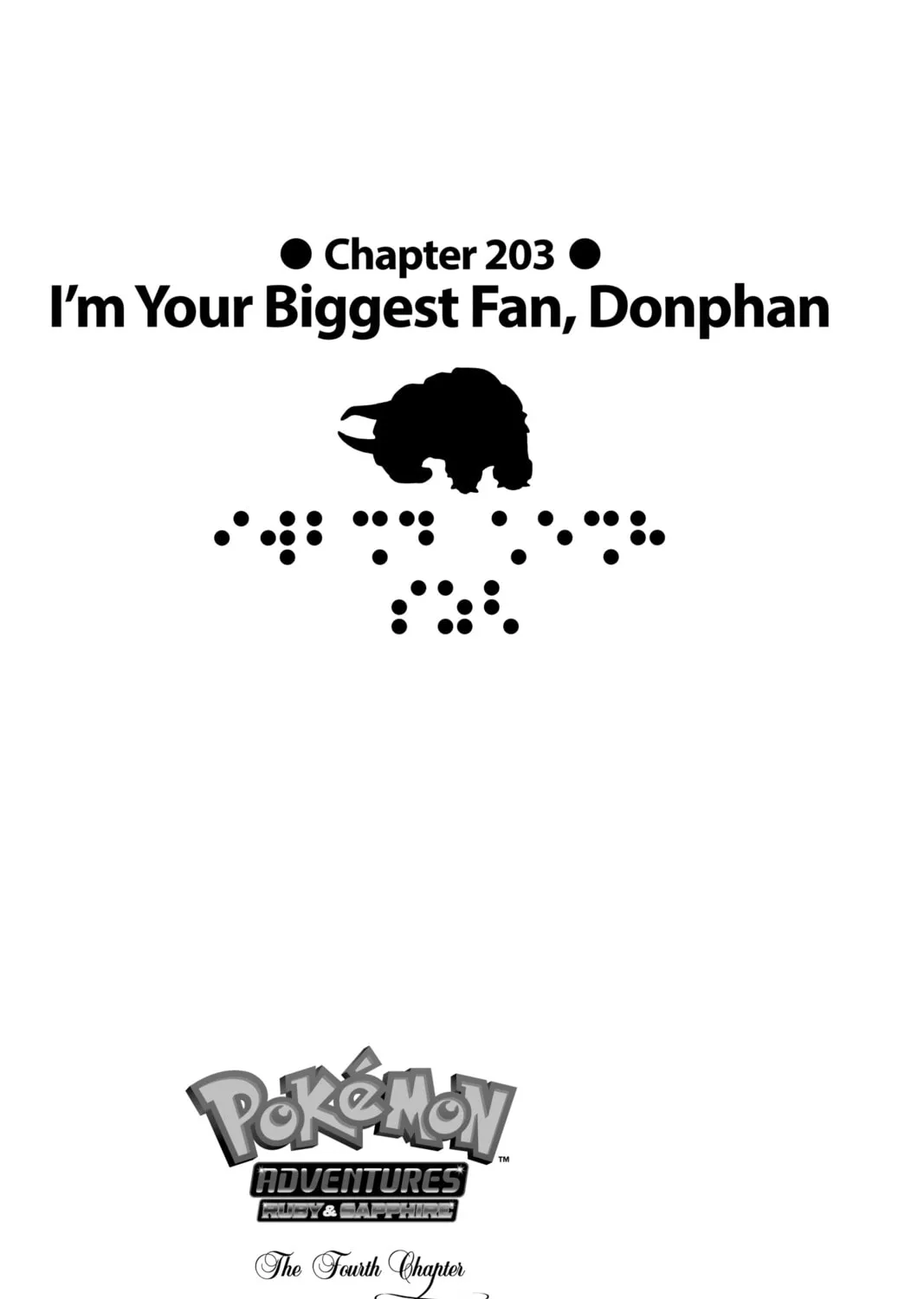 Pokémon Adventures Chapter 203 page 1 - 