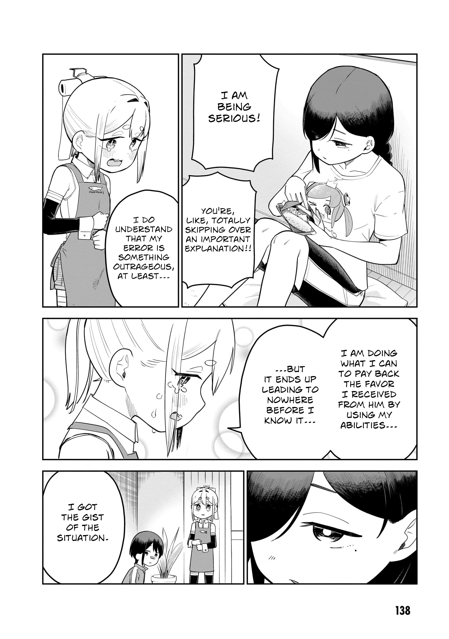 Ponkotsu Android Hama-san Chapter 16 page 6 - 
