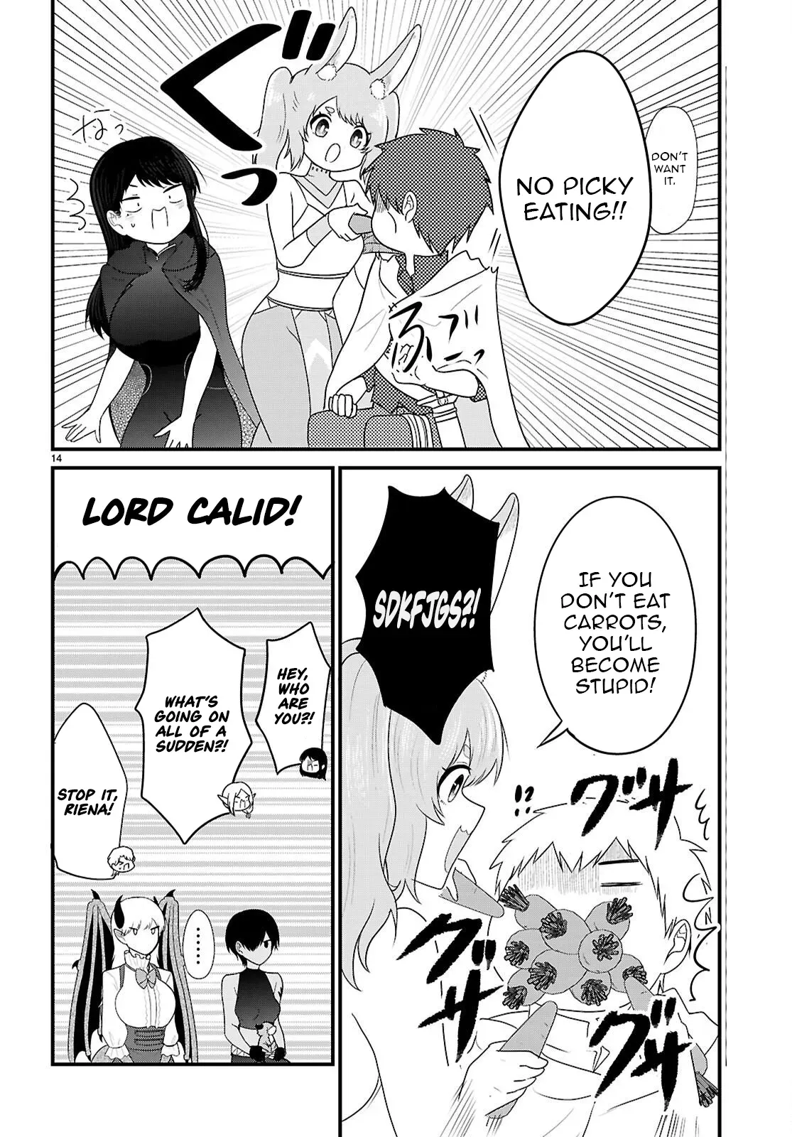 Ponkotsu Hero Party Picks Up a Dragon Chapter 5 page 14 - 